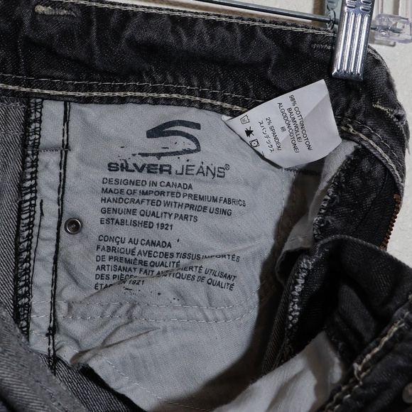 Silver Jeans Gray Slim Bootcut McKenzie Low Rise Jeans SIZE 30/32 - Picture 13 of 14